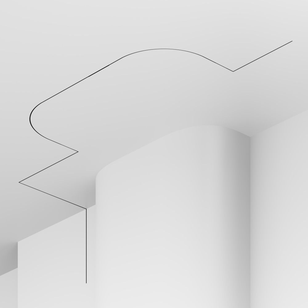 Шинопровод магнитный встраиваемый Maytoni Levity TRX184-122B