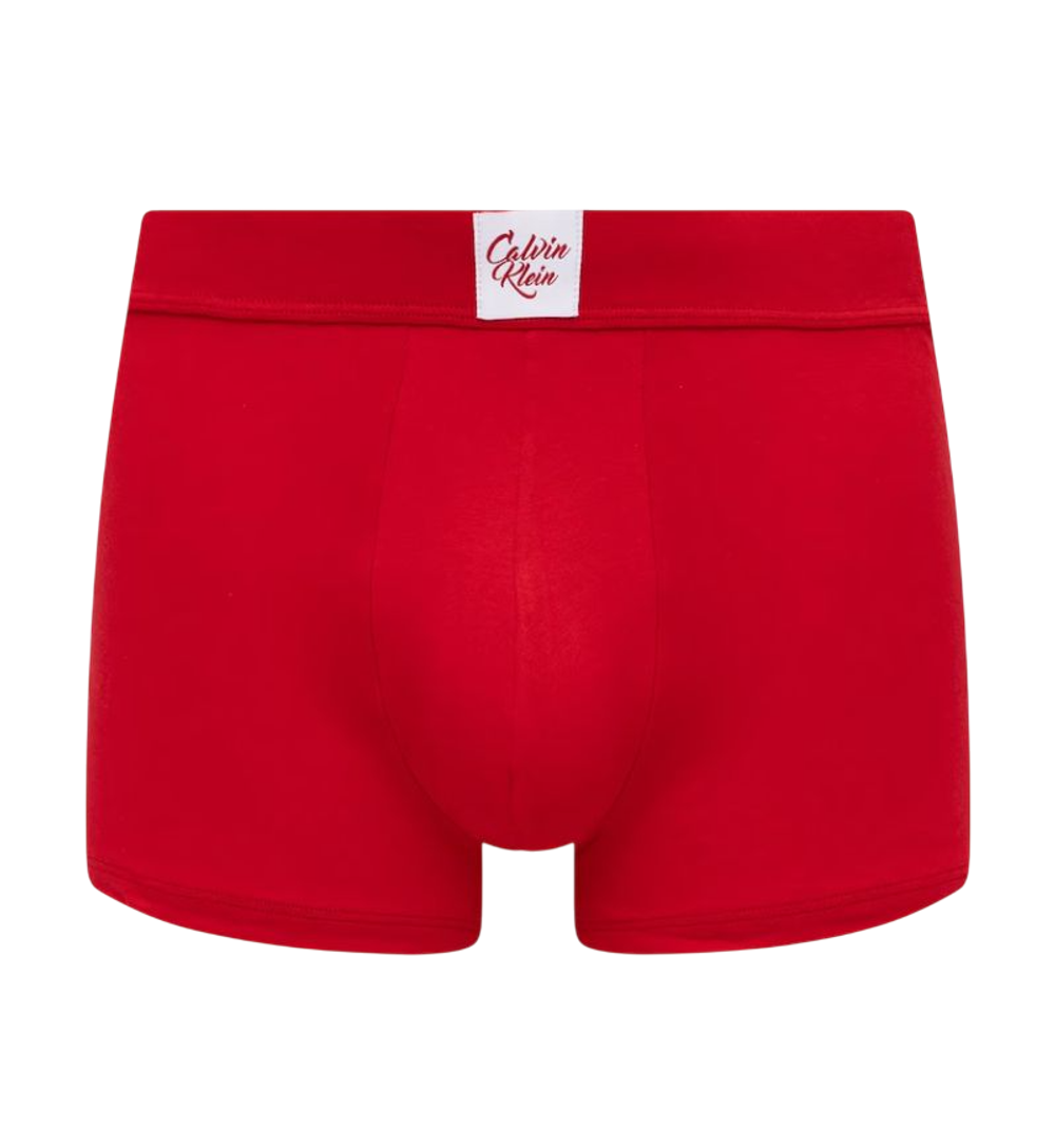 Боксерки теннисные Calvin Klein Trunk Icon Logo Graphic 1P - berry sangria