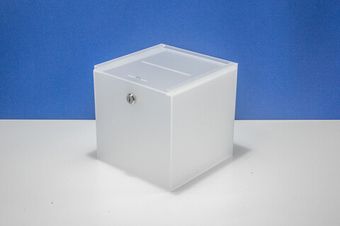 Ящик для сбора денег 200х200х200 матовый