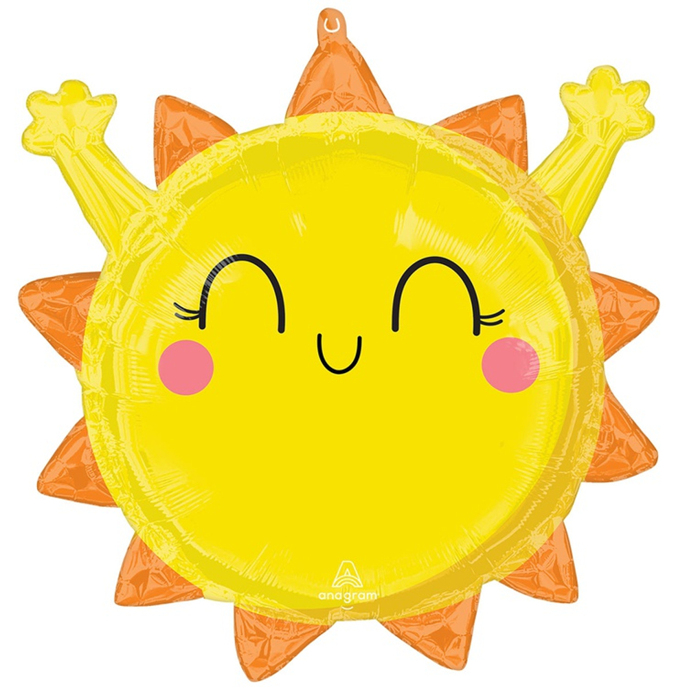 Купить шарик с гелием в виде солнца недорого