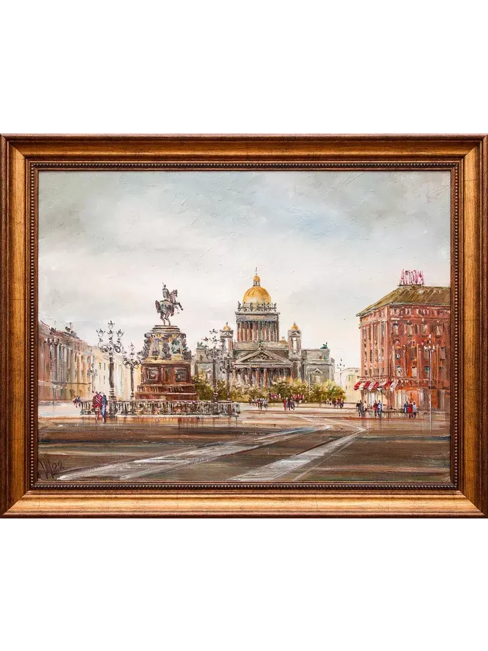 Картина маслом "Исаакиевский собор" Шеренкова