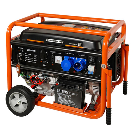 Генератор Electrolite 9000ATS с автозапуском/электрическим стартером/ручным стар