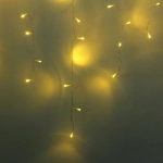 Гирлянда для улицы БАХРОМА «Мерцание» ш5м* в0,4/0,6/0,8 см 196 ламп LED, прозр.пров, 1 реж, IP-54, Теплый белый (возможность соединения)