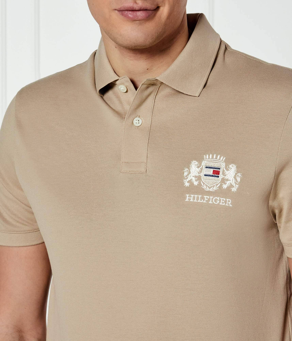 Поло Tommy Hilfiger - бежевый(MW0MW37516)