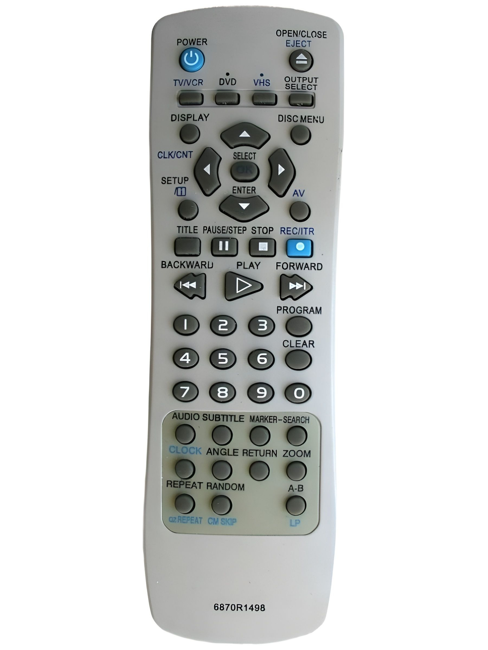 Пульт LG 6870R1498 ( DVD-VCR )