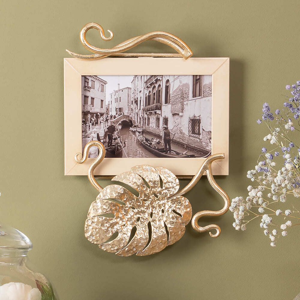 Фоторамка Monstera Deliciosa (Монстера) Айвори горизонтальная