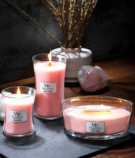 Прибрежный закат, ароматическая свеча эллипс, WoodWick