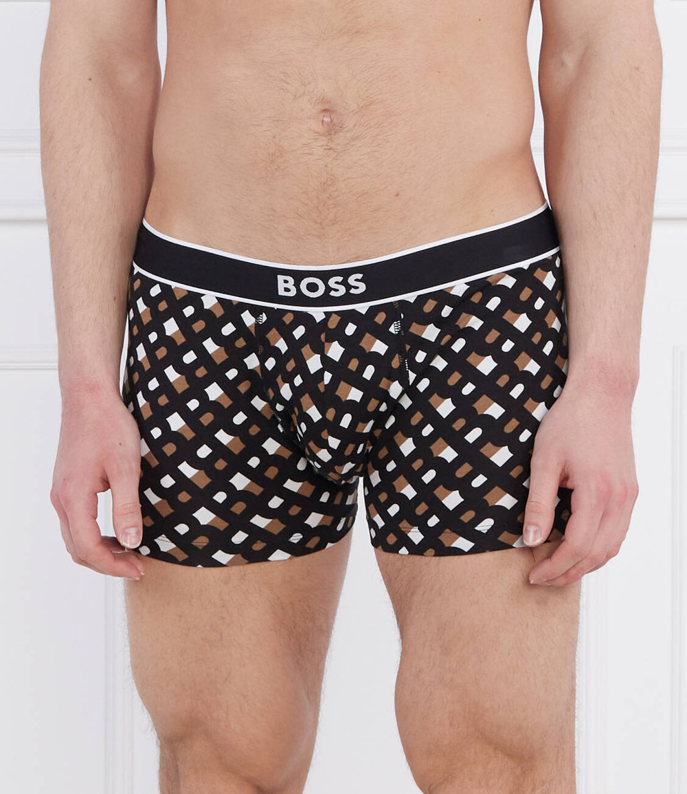 Трусики-боксеры Trunk 24 Print BOSS BLACK - коричневый(50489443)