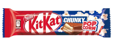 Батончик KitKat Chunky Pop Corn & Salted Caramel