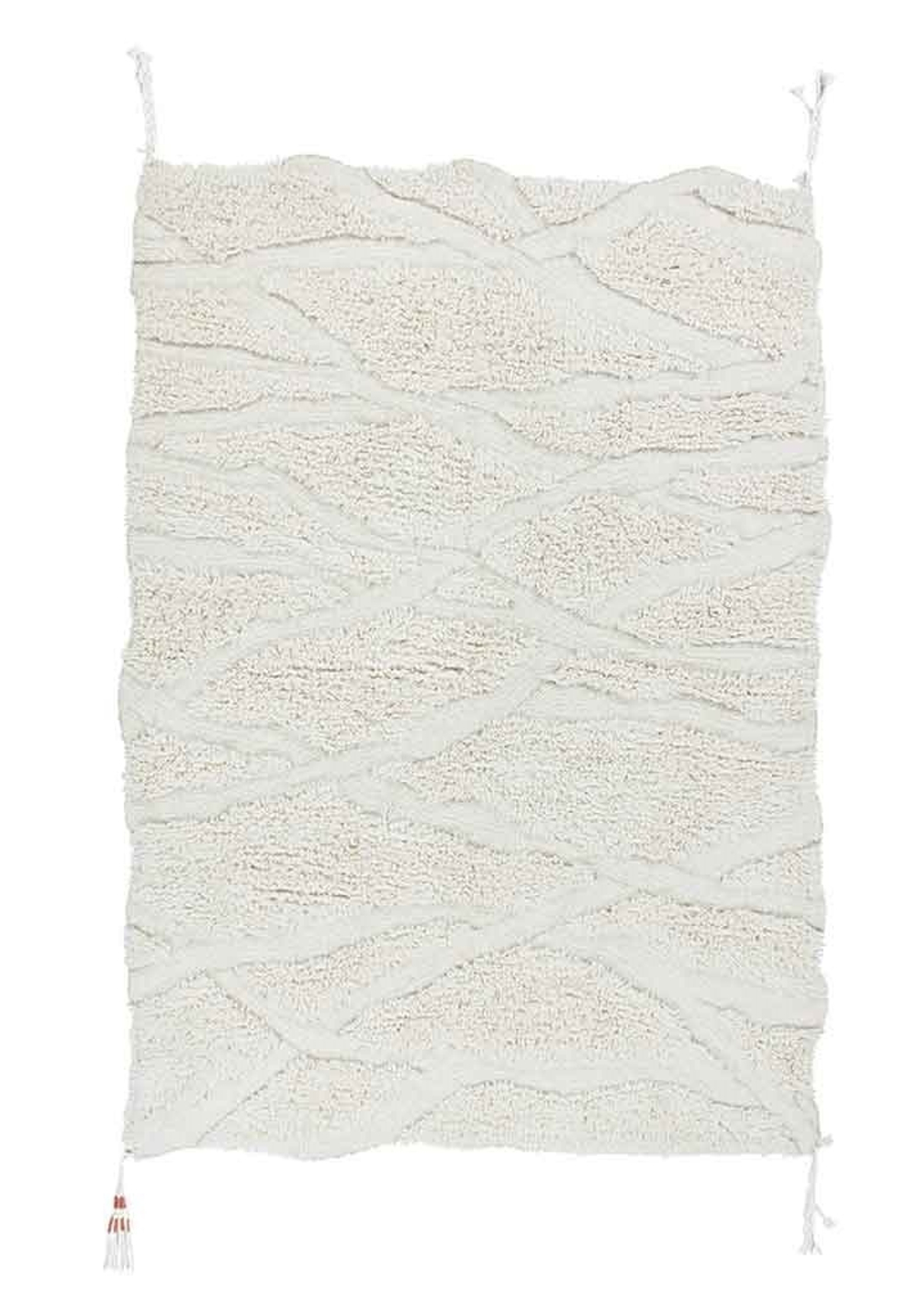 Шерстяной стираемый ковер Lorena Canals Enkang Ivory XL (200 x 300 см)