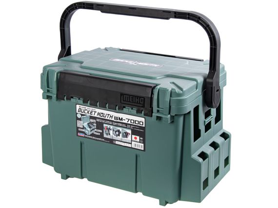 Ящик рыболовный Meiho BUCKET MOUTH BM-7000 Green 475x335x320