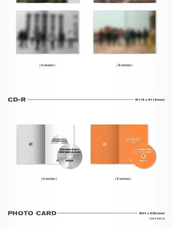 Альбом Golden Child - Wish 3rd Mini Album 2 Version SET