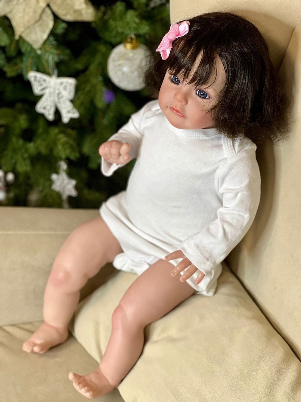 Кукла Реборн мягконабивная 60см в пакете (FA-234)