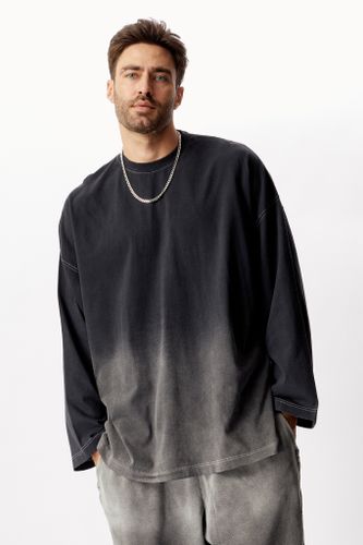 Графитовый лонгслив с градиентом Votus