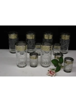 Набор 12 предметов стакан и стопка