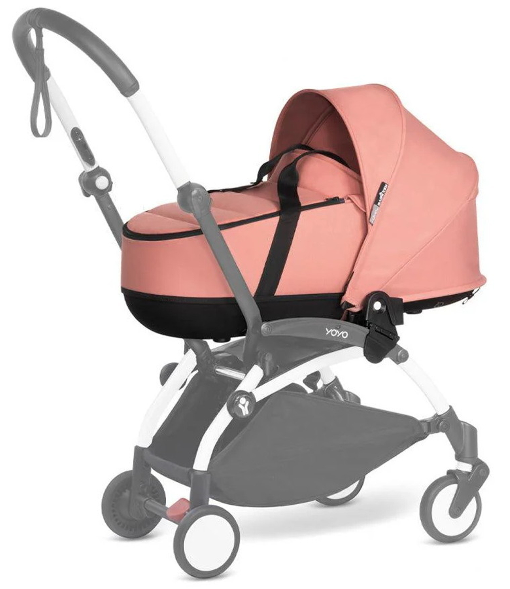Коляска для новорожденных Stokke YOYO3 Newborn Shell 0+ рама белая White Ginger