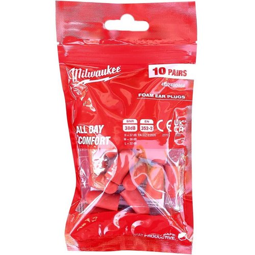 Вкладыши Milwaukee противошумные 10 шт