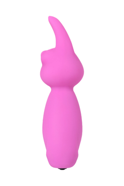 Минивибратор Eromantica PUSS, силикон, розовый, 8,5 см