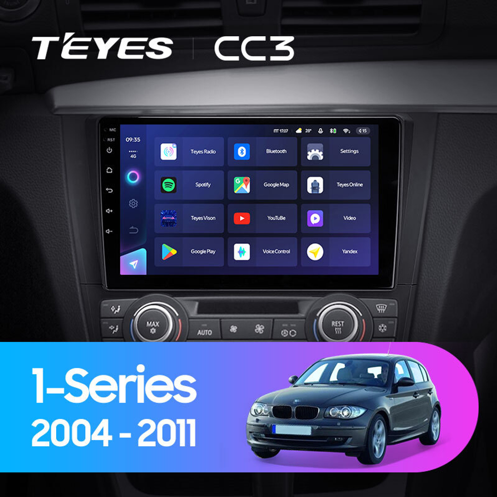 Teyes CC3 9"для BMW 1-Series 2004-2011