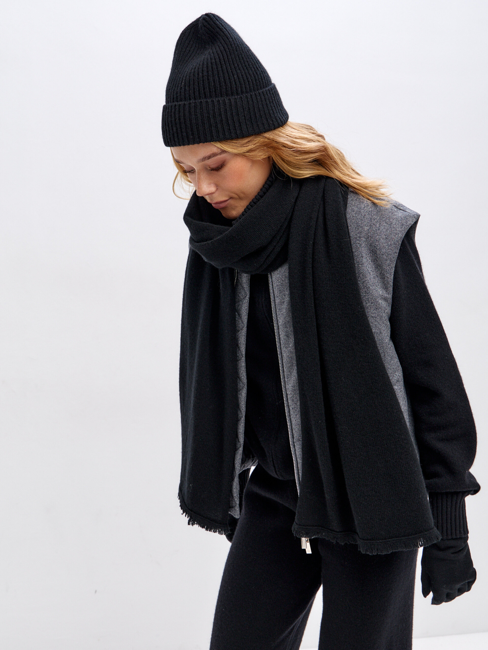 Шапка из кашемира