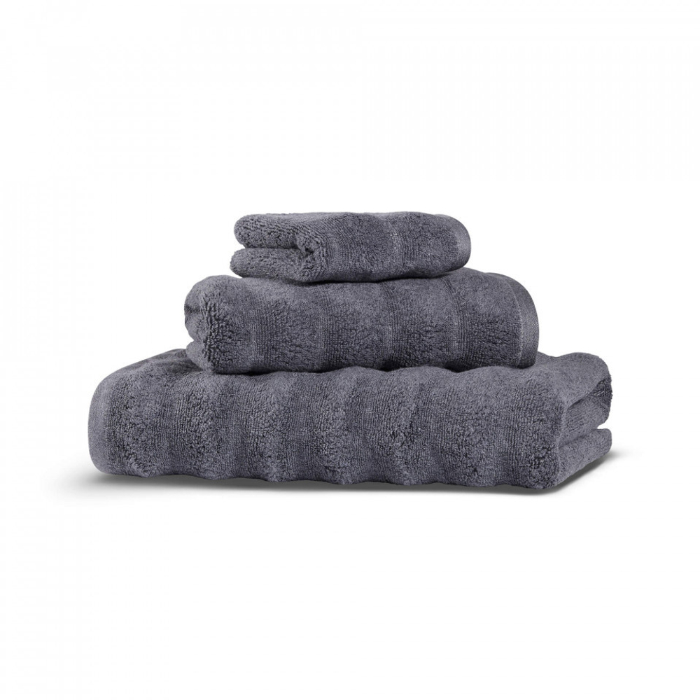 Полотенце 30х40 Hamam Ash Ribbed anthracite