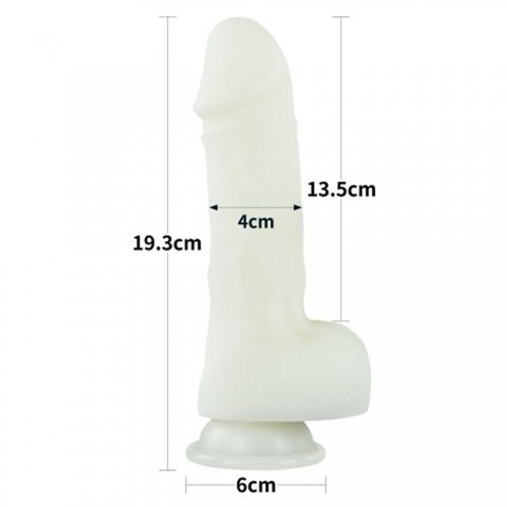 Фаллоимитатор Lumino Play светящийся в темноте (13,5*4 см)