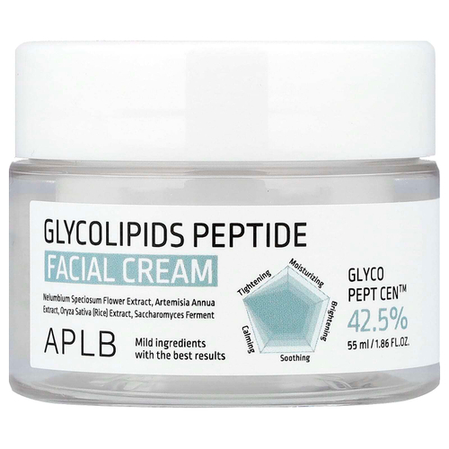 APLB, Крем для лица с пептидами с гликолипидами, 55 мл (1,86 жидк. Унции)
