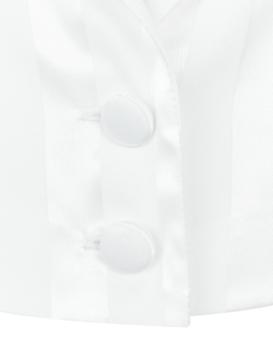 Шелковый укороченный жакет