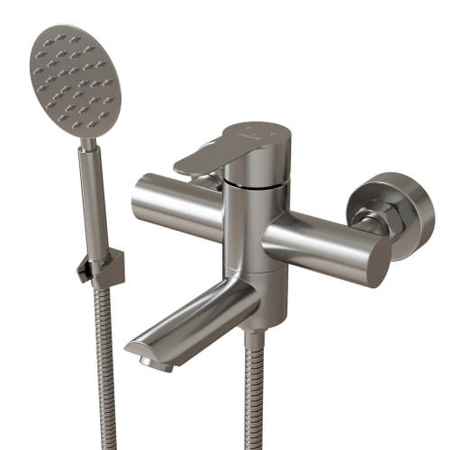 Смеситель для ванны 35k MIXLINE MLSS32-01 "Stainless" НЕРЖ