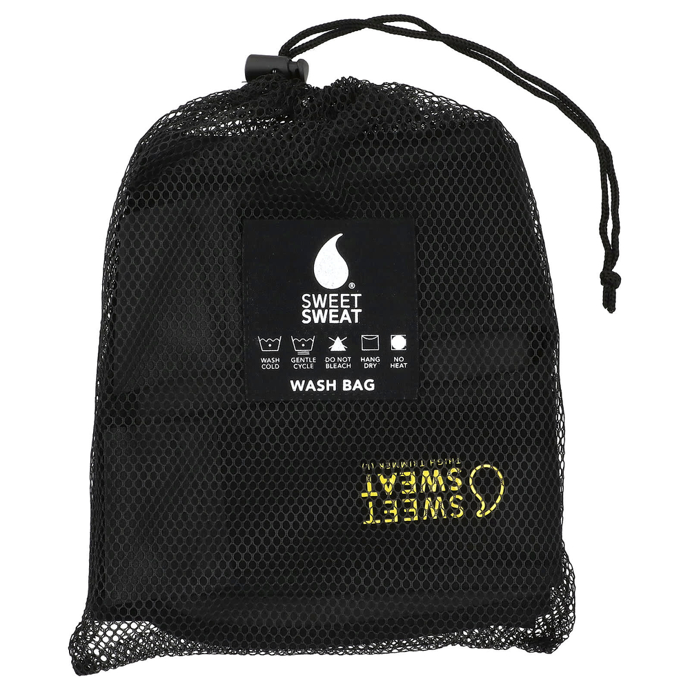 Sports Research, Sweet Sweat®, триммеры для бедер, средний размер, черный и желтый, 1 пара