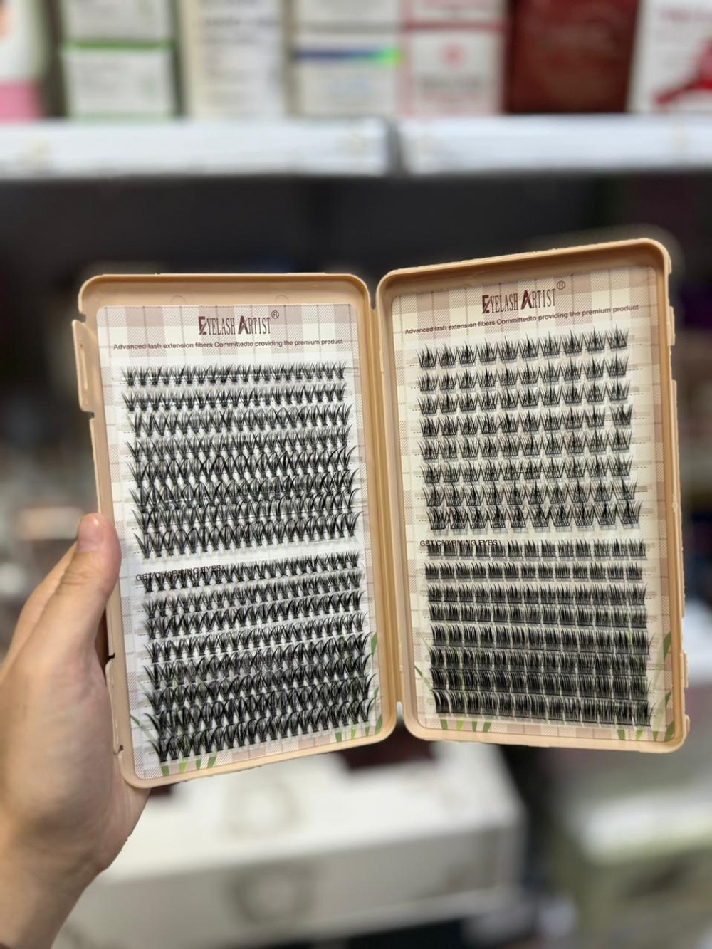 Кластерные ресницы Eyelash Artist