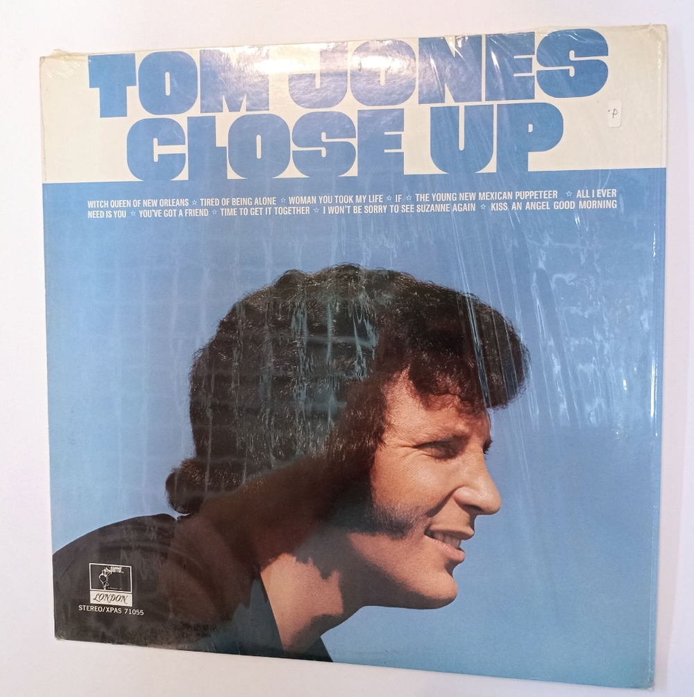 Винтажная виниловая пластинка LP Tom Jones Close Up (USA 1972)