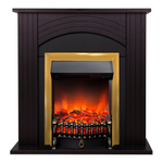 Каминокомплект Real Flame Hanna STD DN с очагом Fobos Lux Brass