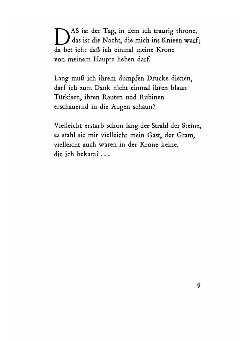 Die frühen Gedichte | Rainer Maria Rilke