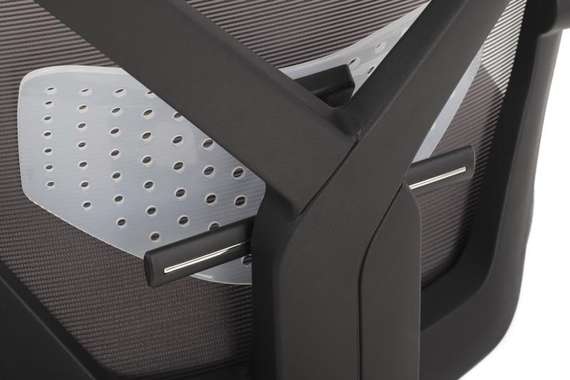 Кресло Оливер RCH W-203AC Черный пластик/Серый