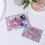 Гидрогелевые патчи для глаз 100% Muni Corn Milk с экстрактом лепестков розы