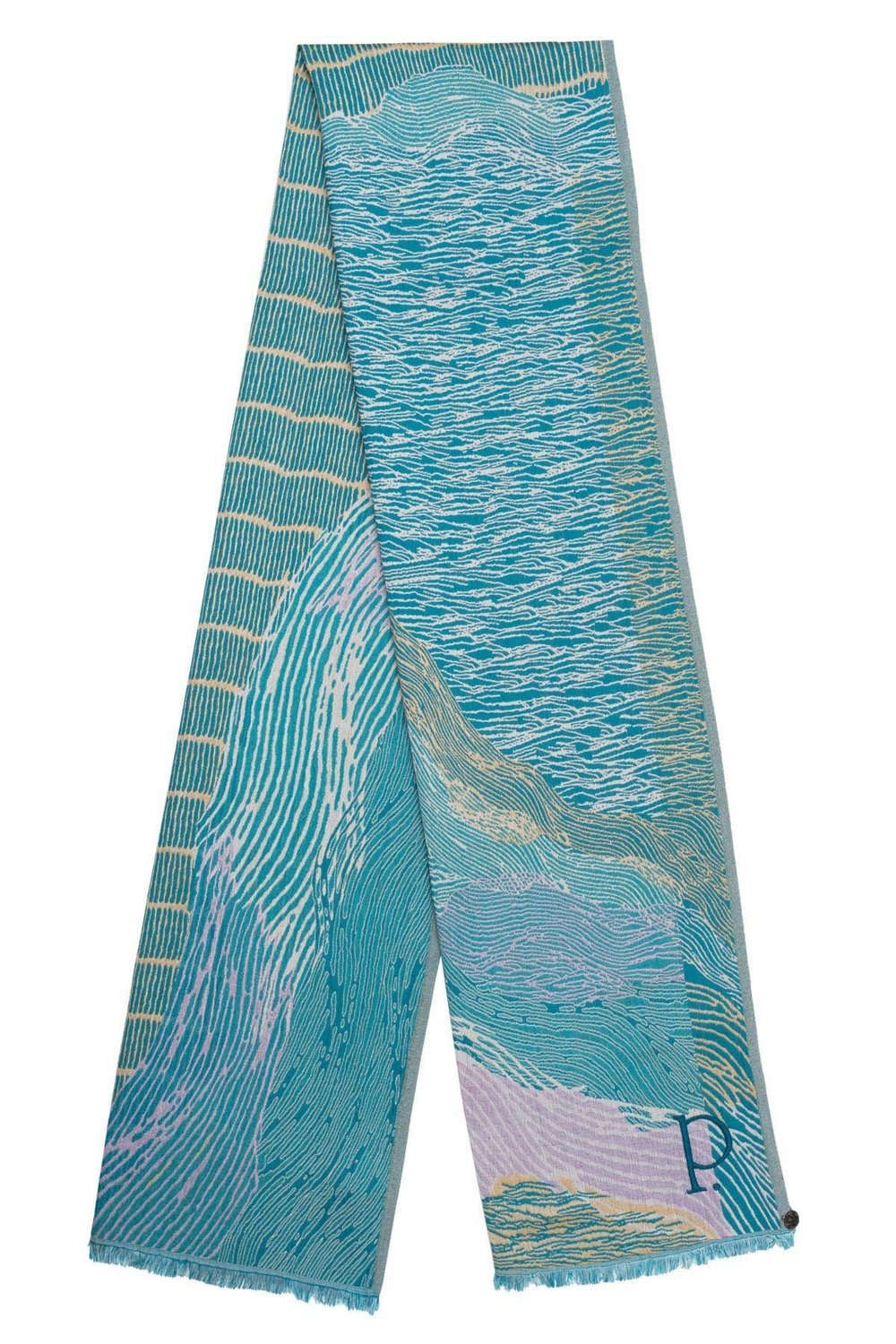 Шаль 50x200 Petrusse Flots Lagon