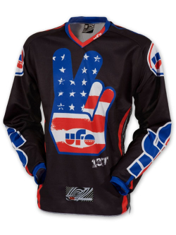 Jersey  UFO MTB (черный) размер S 51 см. (58-68кг.)