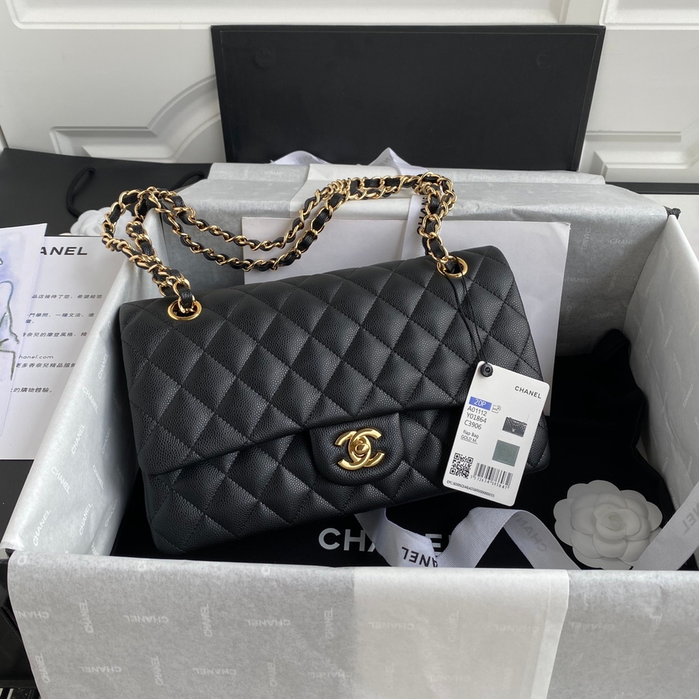 Chane1 Classic Flap Bag 25 cm