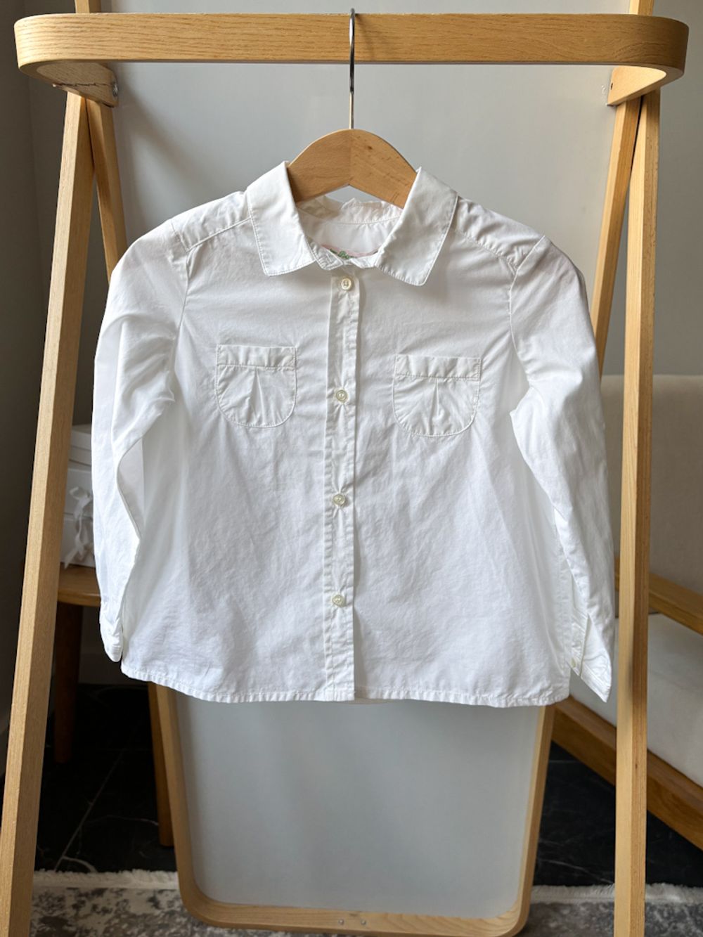 Хлопковая рубашка Bonpoint, 98