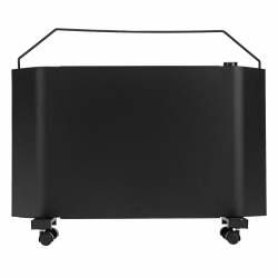 Конвектор электрический Denzel XCE-1500B, 230 В, 1500 Вт, черный, сушилка, колеса, Х-элемент, 98128