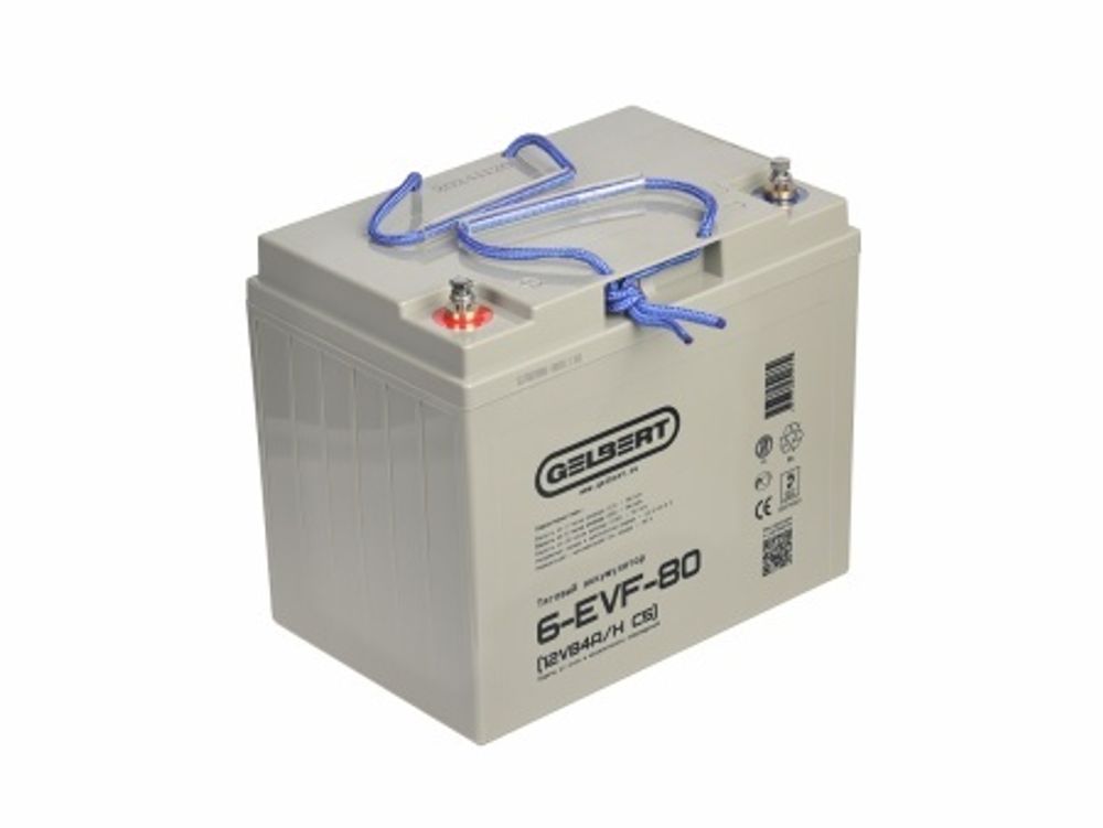 Тяговый аккумулятор Gelbert 6-EVF-80 (12V84A/H C5)