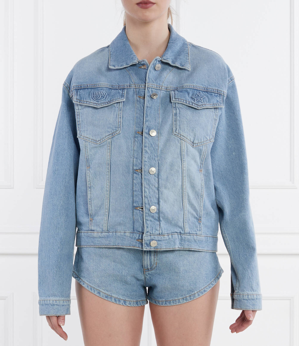 Джинсовая куртка Chiara Ferragni - голубой(76CBS400CDWR3)