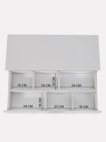 Комод RANT "INDY PRO" с органайзером 80 см. 4 ящика (арт.123) Crystal Beige