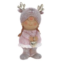 GAEM Фигурка декоративная "Мальчик/Девочка", L6,5 W5 H11,5 см, 2в.