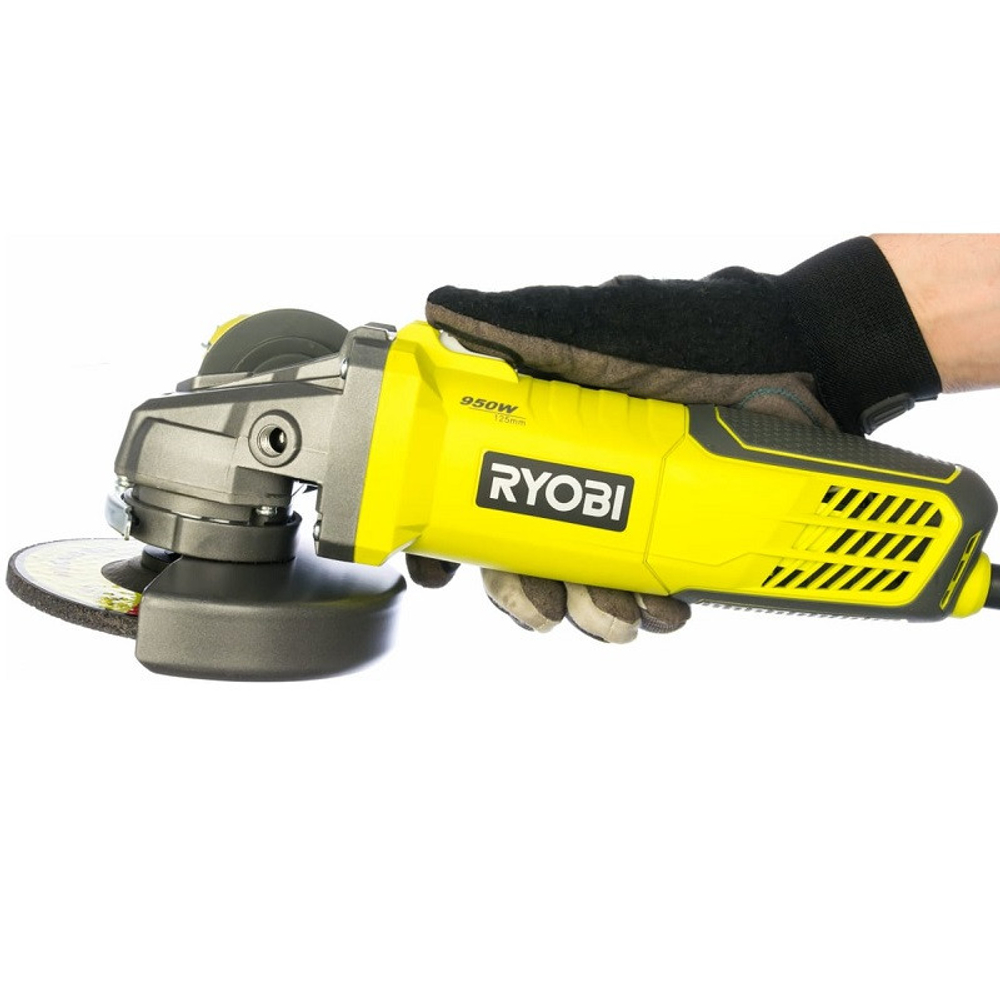 Угловая шлифмашина Ryobi RAG950-125S 5133002495