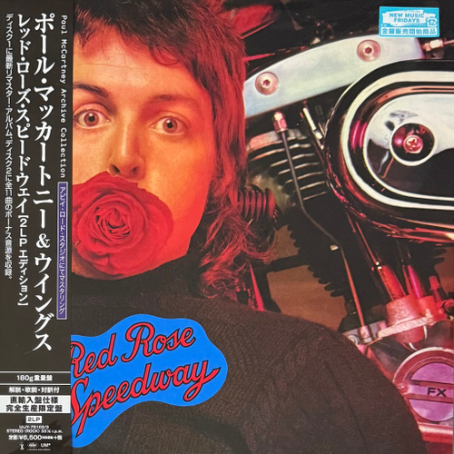 Paul McCartney & Wings ‎– Red Rose Speedway 2LP (Япония 2018г.)