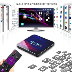 Смарт-ТВ H96 Max V11, Android 11, 4 + 64 ГБ, 4K, 4GB 64GB