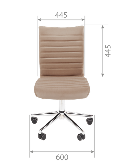 Офисное кресло Chairman 033 Россия ткань велюр T-14 коричневый