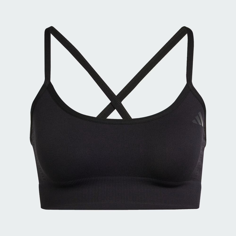 Workout Essentials — спортивный бюстгальтер из трикотажа с легкой поддержкой - ADIDAS